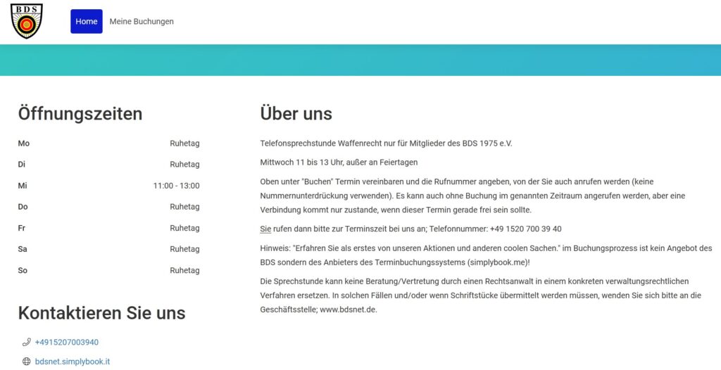 BDS Telefonsprechstunde