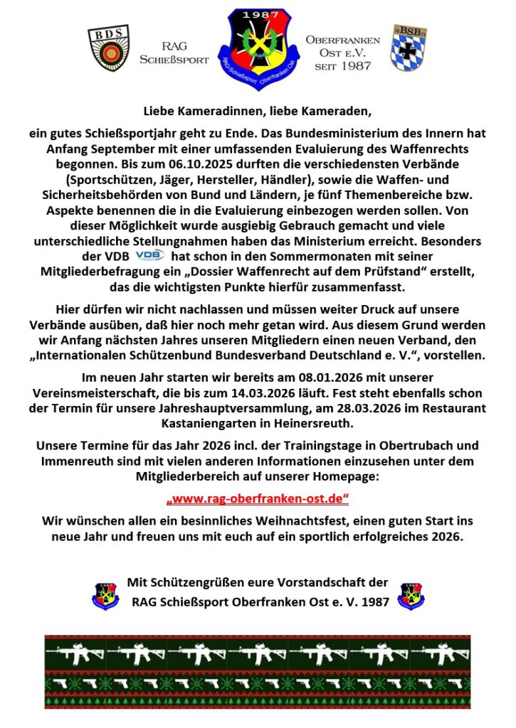 RAG Weihnachtsbrief 2025